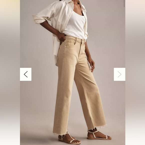 NWT Anthropologie Citizens of Humanity Lyra High Rise Wide Leg Gaucho Jeans 29 - Picture 6 of 11